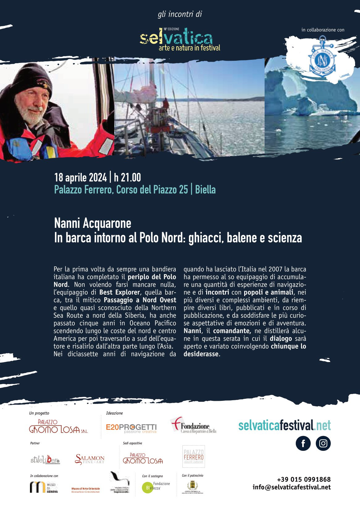 INCONTRO DEL GIOVEDÌ | 18 04 24 | In barca intorno al Polo Nord: ghiacci, balene e scienza a cura di Nanni Acquarone