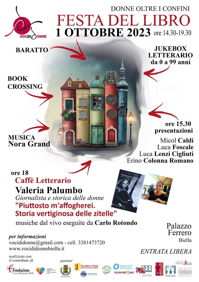 Festa del libro ! 1 ottobre 2023 a cura di VOCIDIDONNE