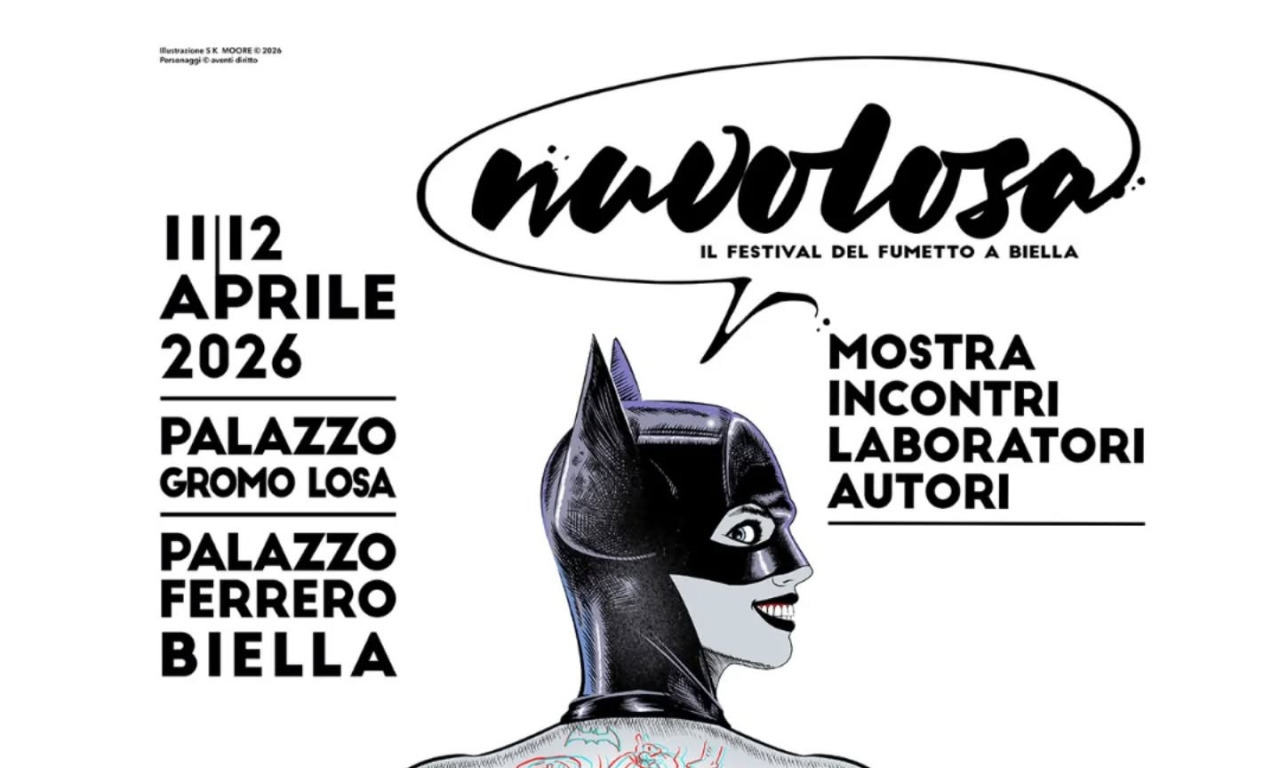 11 e 12 aprile 2026 NUVOLOSA Il Festival del fumetto a Biella