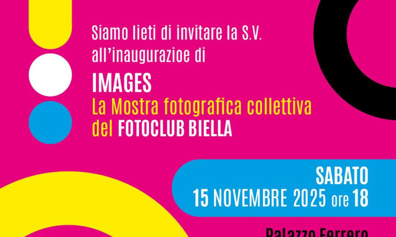 Mostra fotografica collettiva IMAGES 2025 – A tutto colore | a cura di Fotoclub Biella | dal 15 novembre al 28 dicembre 2025