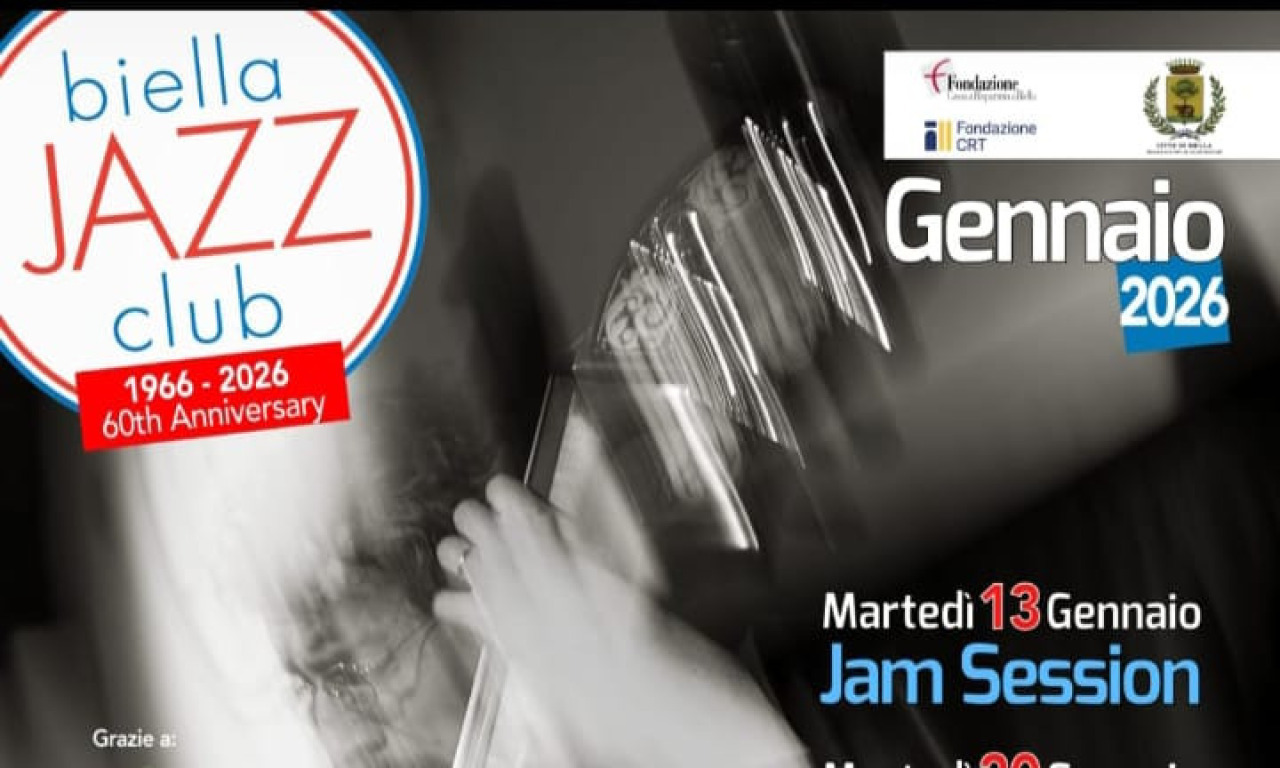 BIELLA JAZZ CLUB | Programma Mese di Gennaio 2026