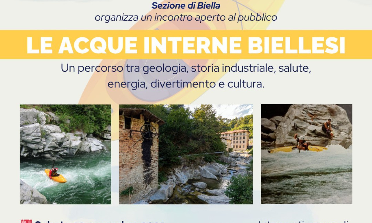 15 novembre 2025 ore 15:00 | Le acque interne biellesi