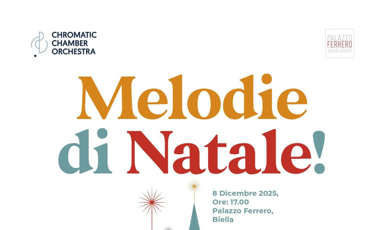 8 dicembre 25  | Concerto MELODIE DI NATALE a cura della Chromatic Chamber Orchestra